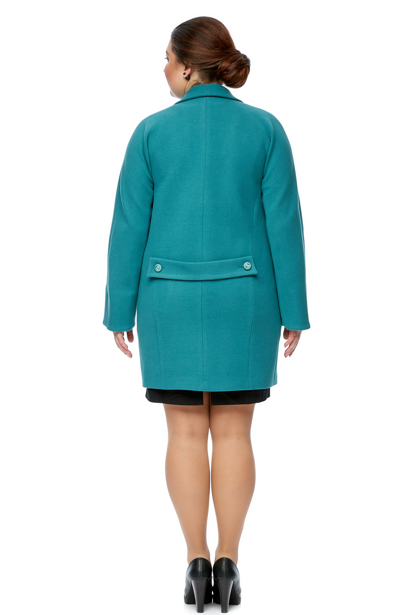 Женское пальто из текстиля с воротником 8002479-3